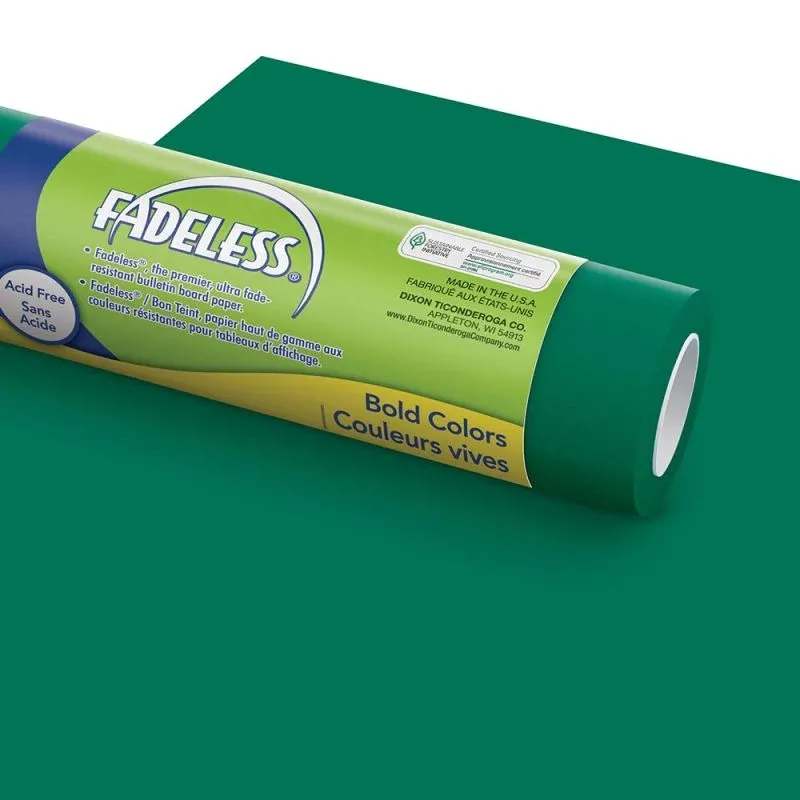 Fadeless Roll 15m Emerald Green